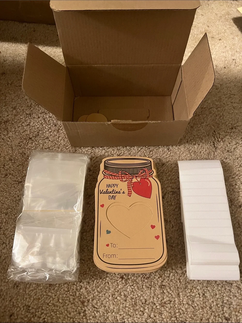 Make your own photo Valentine’s Day card kit